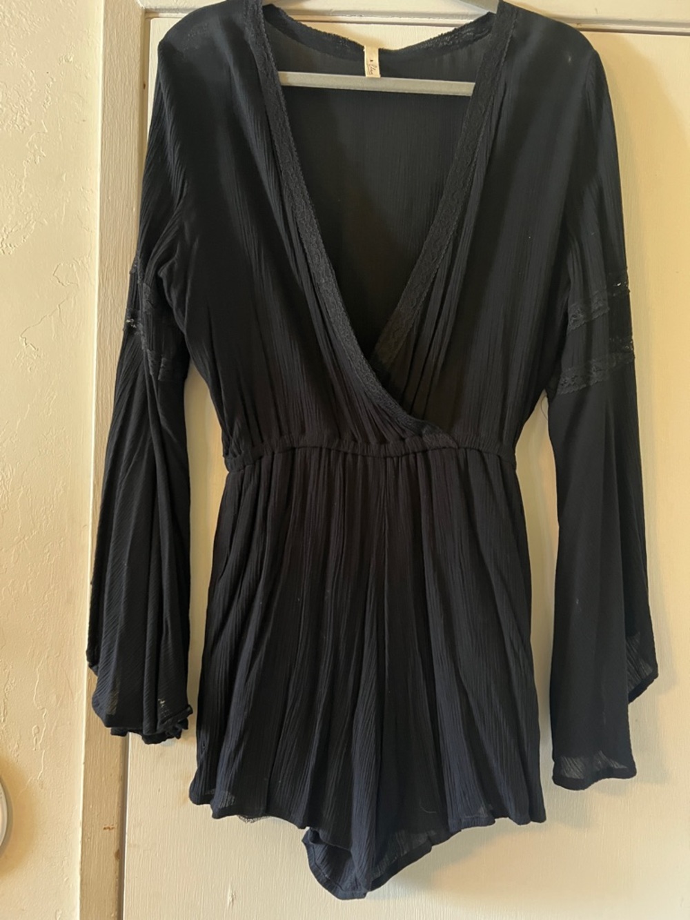 Elan Black Romper